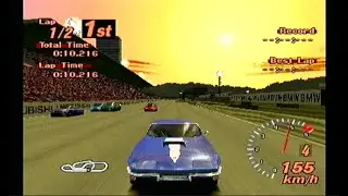 Gran Turismo 2 - Corvette Sting Ray '67 vs Standard Cars