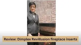 Dimplex Revillusion electric fireplace insert review #electricfire #electricfireplace