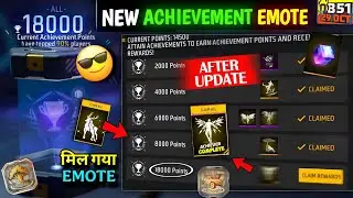 FINALLY🤯 New 18000 Points Complete Rewards 🔥| How To Complete All Achievement Mission In Free Fire ✅