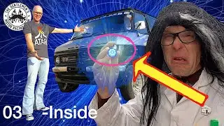 Inside the van is disgusting - Black light - Bedford CF restoration