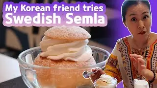 We try out 𝕊𝕖𝕞𝕝𝕒 at Cafe FIKA in Korea