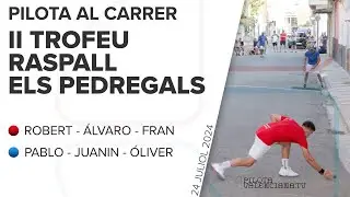 ✨PILOTA AL CARRER✨ 🏆 II Trofeu Raspall Festes dels Pedregals | 24-07-2024