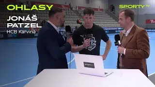 Jonáš Patzel po výhře nad Plzní | Talent Plzeň Handball vs. HCB Karviná | OHLASY