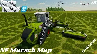 Fauche au CLAAS (17.52 ha) avec le GPS | Farming Simulator 22 | NF Marsch Map | #5