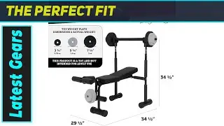 Детский тренажерный комплекс Play Platoon Kids Weight Bench Set: идеальный мини-спортзал для акти...