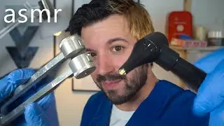 [asmr] TEST MEDICO RAPIDO (Test auditivo, test de la vista, ) Sleepy Tingles