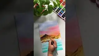 #watercolorpainting using Thoovi watercolour set