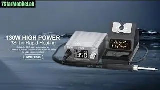 GVM T245 Soldering Station, Auto Power-Off, 2S Mobile Phone Repair, Constant Temperature