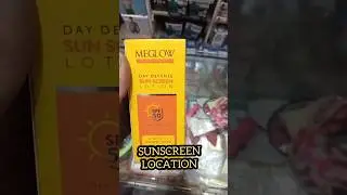 Sunscreen lotion||meglow sunscreen lotion spf-50||#sunscreen #shorts||