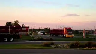 Banshee roller coaster track arrives at Kings Island