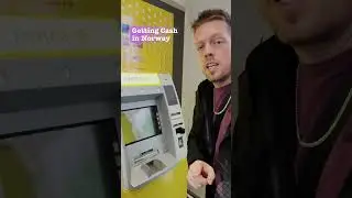 Getting Cash from an ATM in Oslo, Norway