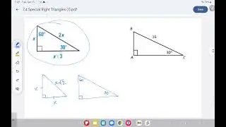 Special Right Triangles