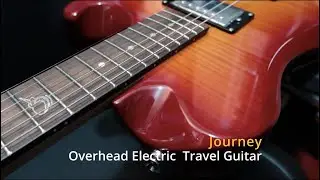 Лучшая электрогитара для путешествий! Электрогитара Journey Overhead в цвете Dark Cherry Burst
