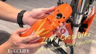 Zerro Kindermotorrad - MTRD001 assemble vorne Kotfl&uuml;gel