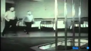 ROFL! Fire Cat Slides Down the Fire Pole!