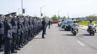Funeral procession and service for OPP Sergeant Eric Mueller [Livestream]