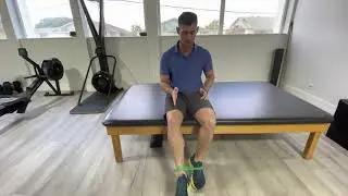 Seated Knee extension (with theraband)