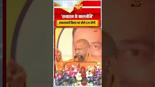 &lsquo;सनातन के कालनेमि&rsquo; शंकराचार्य विवाद पर बोले CM योगी | #shankaracharya  #cmyogi #kalanemi #shorts