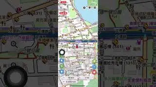969-OruxMaps，錄製軌跡的步驟：定位、錄製、插旗、結束錄製、分享，iPhone版本 - 馬克褚工作室