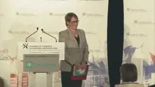 Principal Suzanne Fortier addresses the Montreal community
