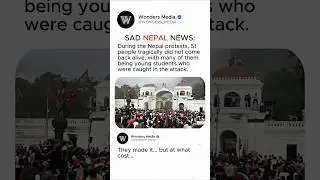 Nepal protest aftermath 💔