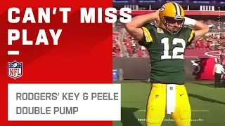 Aaron Rodgers' Key & Peele Double Pump Celebration on Called Back TD