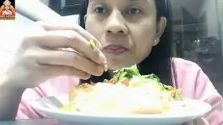 ASMR Kentang Goreng Sambel Tempe Plus Sayur Campur Aduk || Tkw Taiwan
