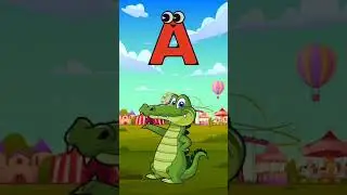 Kids Learning Alphabet|A for Alligator #preschool #kids #1234learning #childrenseducation #cartoon