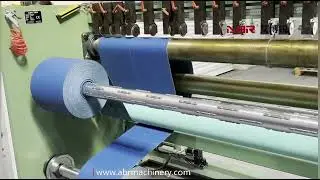 Abrasive Jumbo Roll Slitter---Slitting Machine For Coated Abrasive Бесконечная шлифовальная лента