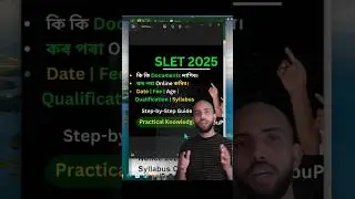 SLET 2025 Notification #slet