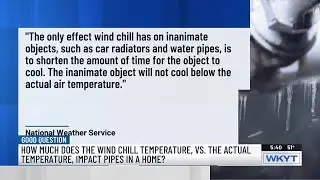 Good Question: How much does the &lsquo;wind chill&rsquo; impact pipes in a home?