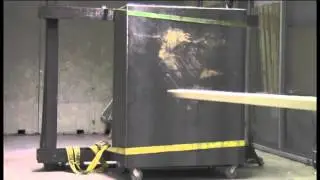 OKStormShelters Impact Testing at Texas Tech's Debris Impact Facility in Lubbock, TX