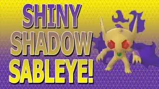 SHINY SHADOW SABLEYE caught after defeating Sierra in Pokemon GO! Team GO Rocket Takeover 2022.11.14