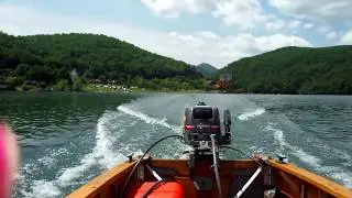 summer ride on the lake