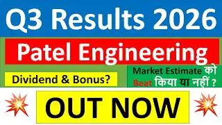 Patel Engineering q3 results 2026 | Patel Engineering results today | Patel Engineering Share News