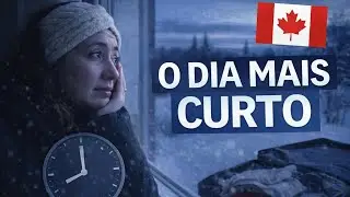 🇨🇦Como é o dia mais curto do ano no Canadá | Inverno real e preparando viagem pro Brasil ✨