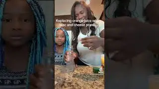 He thought it was orange juice!! #fyp #prank #familypranks