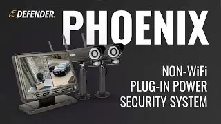 Система безопасности Phoenix Non-Wi-Fi с питанием от сети.