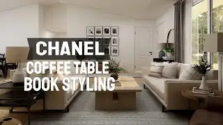 Simple & Minimal Coffee Table Styling | Chanel Coffee Book Styling #shorts