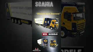 Scania R4 topline reefer trailer &ldquo;Dinant van Iterson&rdquo;,WSI Truck Models #modeltruckland #scania #wsi