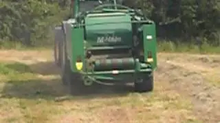 Joe Haws John Deere 6830 and McHale Fusion Baler