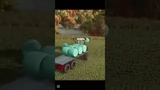 Zbieranie bel💪🚜 #farmingsimulator25 #farming  #fs25 #fs25gameplay