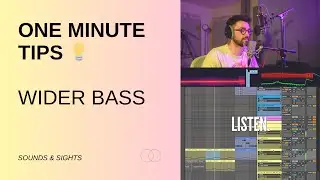 how to: WIDE BASS (while minimizing the side effects of phasing)