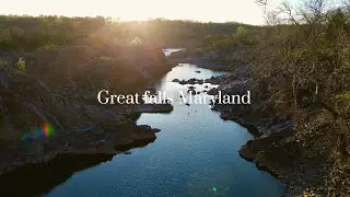 Relaxing Waterfall Nature Sounds- Maryland 🇺🇸