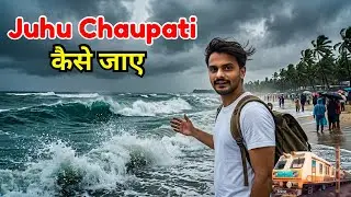 Juhu Beach Mumbai Kaise jaye🌊 Juhu Beach Full Tour | Street Food & Sunset 🌅 | Seeker Omi