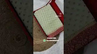 Banarsi Luxurious Handloom Pure Khaddi Georgette Saree #ahmadsilk #chiffon #khaddi #handloom #saree