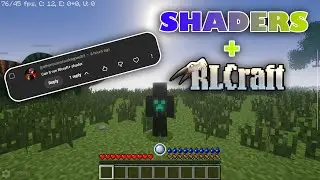 RLCraft с шейдерами, использующий Zalith Launcher для Java Minecraft