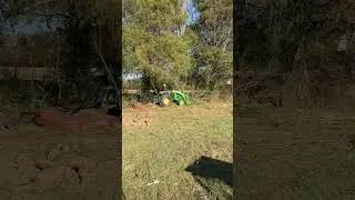 Bush hogging fence rows #farmlife #homesteadlife #farming