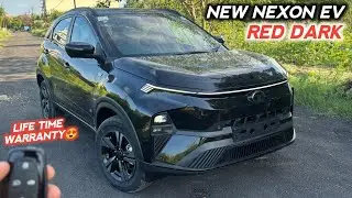 Life Time Warranty Kay Sath😍 New Tata Nexon EV Empowered+ 45 Red Dark Edition 