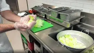 Salad Station Prep part 1